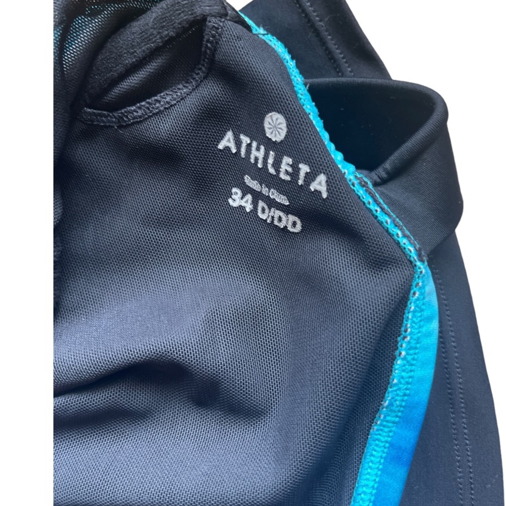 Athleta Blue Bali Pura tie dye blue tankini top &‎ Bali Dolphin Swim Bottoms SET - Picture 7 of 16